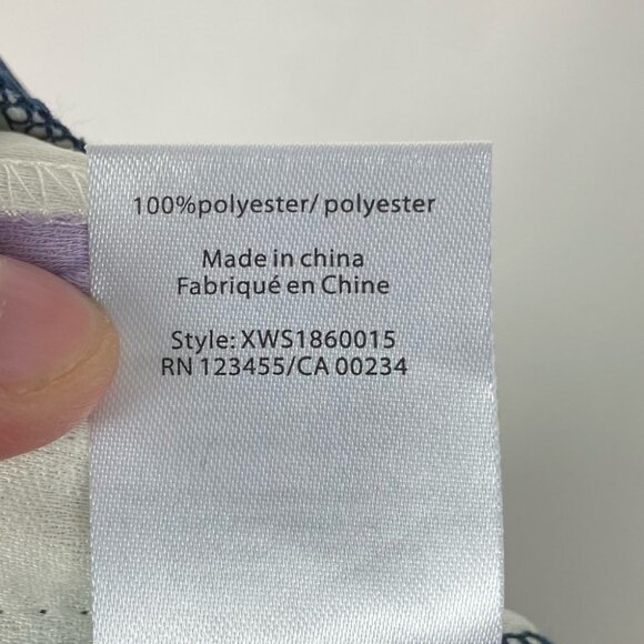 NWT‎ Retro Highline Side Stripe Track Pants Blue Size Medium New Tags Wide Leg M - Picture 11 of 13